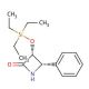 (3R,4S)-3-[(Triethylsilyl)oxy]-4-phenyl-2-azetidinone (CAS 149140-54-5) - chemical structure image