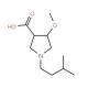 (3R,4S)-4-Methoxy-1-(3-methylbutyl)pyrrolidine-3-carboxylic acid (CAS 1186648-06-5) - chemical structure image