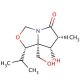 (3R,4S,5R,6S)-1-Aza-4-hydroxy-5-hydroxymethyl-6-isopropyl-3-methyl-7-oxabicycl[3.3.0]octan-2-one (CAS 145452-02-4) - chemical