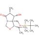 (3R,4S,5S,6S)-1-Aza-5-(t-butyldimethylsilyloxymethyl)-4-hydroxy-6-isopropyl-3-methyl-7-oxabicyclo[3.3.0]-octan-2-one (CAS 145