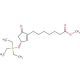 Methyl-7-[5-oxo-3(R)-[triethylsilyl)oxy]-1-cyclopenten-1-yl]heptanoate (CAS 118456-54-5) - chemical structure image