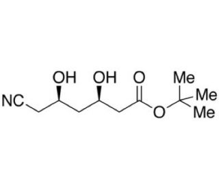 (3R,5R)-6-Cyano-3,5-dihydroxy-hexanoic Acid tert-Butyl Ester (CAS 125971-93-9) - chemical structure image