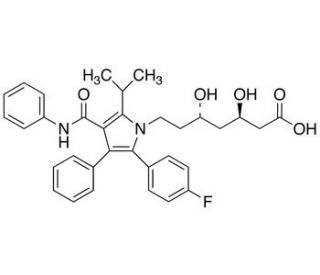 (3R,5S)-Atorvastatin Sodium Salt (CAS 131275-93-9) - chemical structure image