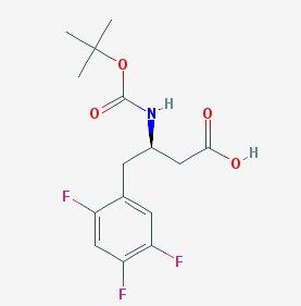 3R)-N-(tert-Butoxycarbonyl)-3-amino-4-(2,4,5-trifluorophenyl