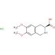 (3S)-1,2,3,4-Tetrahydro-6,7-dimethoxy-3-isoquinolinecarboxylic Acid HCl (CAS 82586-62-7) - chemical structure image
