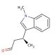 (3S)-(+)-3-(1-Methyl-1H-indol-3-yl)-1-butyraldehyde (CAS 406920-65-8) - chemical structure image