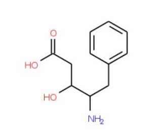 (3S,4S)-4-Amino-3-hydroxy-5-phenylpentanoic acid (CAS 72155-50-1) - chemical structure image