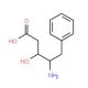 (3S,4S)-4-Amino-3-hydroxy-5-phenylpentanoic acid (CAS 72155-50-1) - chemical structure image