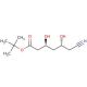 (3S,5R)-6-Cyano-3,5-dihydroxy-hexanoic Acid tert-Butyl Ester (CAS 186508-94-1) - chemical structure image