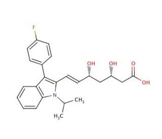 (3S,5R) Fluvastatin Sodium Salt (CAS 155229-76-8) - chemical structure image