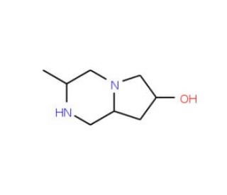 (3S,7R,8AS)-3-methyloctahydropyrrolo-[1,2-a]pyrazin-7-ol - chemical structure image