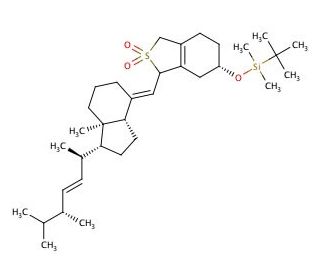 (3S)-tert-Butyldimethylsilyl Vitamin D2 SO2 Adduct (Mixture of Diastereomers) - chemical structure image