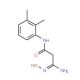 (3Z)-3-amino-N-(2,3-dimethylphenyl)-3-(hydroxyimino)propanamide - chemical structure image
