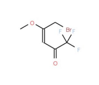 (3Z)-5-bromo-1,1,1-trifluoro-4-methoxypent-3-en-2-one - chemical structure image