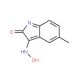 (3Z)-5-methyl-1H-indole-2,3-dione 3-oxime (CAS 13208-98-5) - chemical structure image