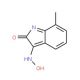 (3Z)-7-methyl-1H-indole-2,3-dione 3-oxime (CAS 13208-96-3) - chemical structure image
