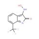 (3Z)-7-(trifluoromethyl)-1H-indole-2,3-dione 3-oxime (CAS 74396-78-4) - chemical structure image
