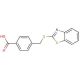 4-[(1,3-benzothiazol-2-ylthio)methyl]benzoic acid - chemical structure image
