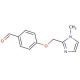 4-[(1-methyl-1H-imidazol-2-yl)methoxy]benzaldehyde - chemical structure image