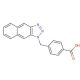 4-[(1-Naphtho[2,3-d]triazol-1-yl)methyl]benzoic acid (CAS 202582-08-9) - chemical structure image