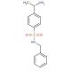 4-[(1S)-1-aminoethyl]-N-benzylbenzenesulfonamide - chemical structure image
