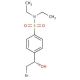 4-[(1S)-2-bromo-1-hydroxyethyl]-N,N-diethylbenzenesulfonamide - chemical structure image