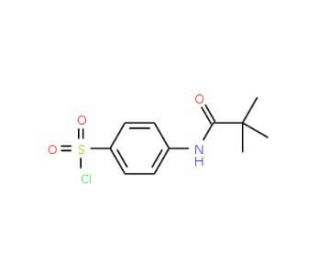 4-[(2,2-dimethylpropanoyl)amino]benzenesulfonyl chloride - chemical structure image