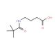 4-[(2,2-dimethylpropanoyl)amino]butanoic acid (CAS 69542-93-4) - chemical structure image