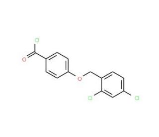 4-[(2,4-dichlorobenzyl)oxy]benzoyl chloride - chemical structure image