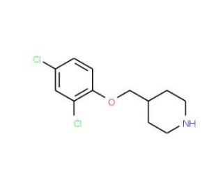 4-[(2,4-Dichlorophenoxy)methyl]piperidine - chemical structure image