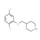 4-[(2,5-Dichlorophenoxy)methyl]piperidine (CAS 946680-60-0) - chemical structure image