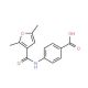 4-[(2,5-Dimethyl-furan-3-carbonyl)-amino]-benzoic acid - chemical structure image