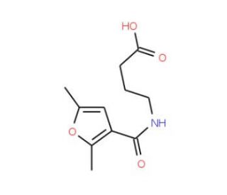 4-[(2,5-Dimethyl-furan-3-carbonyl)-amino]-butyric acid - chemical structure image