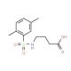 4-{[(2,5-dimethylphenyl)sulfonyl]amino}butanoic acid - chemical structure image