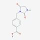 4-[(2,5-dioxoimidazolidin-1-yl)methyl]benzoic acid - chemical structure image