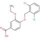 4-[(2,6-Dichlorobenzyl)oxy]-3-ethoxybenzoic acid - chemical structure image