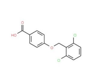 4-[(2,6-Dichlorobenzyl)oxy]benzoic acid - chemical structure image
