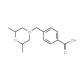 4-[(2,6-dimethylmorpholin-4-yl)methyl]benzoic acid - chemical structure image