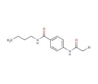 4-[(2-Bromoacetyl)amino]-N-butylbenzamide - chemical structure image