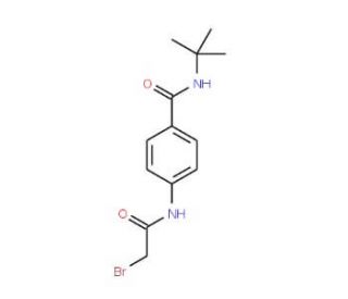4-[(2-Bromoacetyl)amino]-N-(tert-butyl)benzamide - chemical structure image