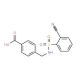 4-({[(2-cyanophenyl)sulfonyl]amino}methyl)benzoic acid - chemical structure image