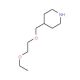 4-[(2-Ethoxyethoxy)methyl]piperidine - chemical structure image