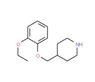 4-[(2-Ethoxyphenoxy)methyl]piperidine (CAS 756474-44-9) - chemical structure image