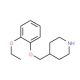 4-[(2-Ethoxyphenoxy)methyl]piperidine (CAS 756474-44-9) - chemical structure image