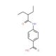 4-[(2-ethylbutanoyl)amino]benzoic acid - chemical structure image