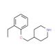 4-[(2-Ethylphenoxy)methyl]piperidine (CAS 946713-73-1) - chemical structure image