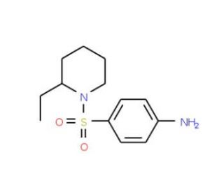 4-[(2-Ethylpiperidin-1-yl)sulfonyl]aniline - chemical structure image