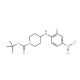 4-[(2-Fluoro-4-nitrophenyl)amino]piperidine, N1-BOC protected - chemical structure image