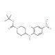 4-[(2-Fluoro-4-nitrophenyl)(methyl)amino]piperidine, N1-BOC protected - chemical structure image