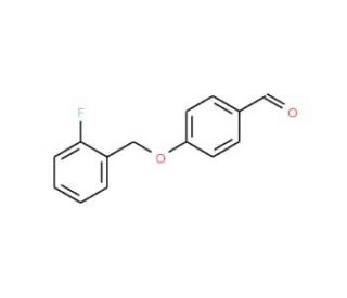 4-[(2-fluorobenzyl)oxy]benzaldehyde (CAS 70627-20-2) - chemical structure image